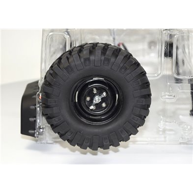 Spare 96mm crawler tires with cover + metal stent