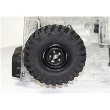 Spare 108mm crawler tires with cover + metal stent
