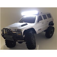 Luz superior LED de aluminio "Alto brillo" - Negra