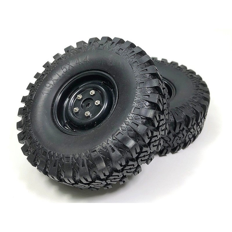 Set de ruedas Crawlers Blandas con Foam Standard 114mm 1:10 (2) Pcs