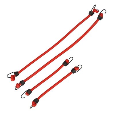 Cinturones Elásticos con ganchos rojo (2 parejas)