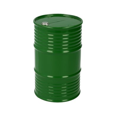 Barril de Aceite escala 1/10 Verde plástico