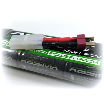 Batería NiMH Stick Pack 7.2V 3600 (T-Plug + Adaptador Tamiya)