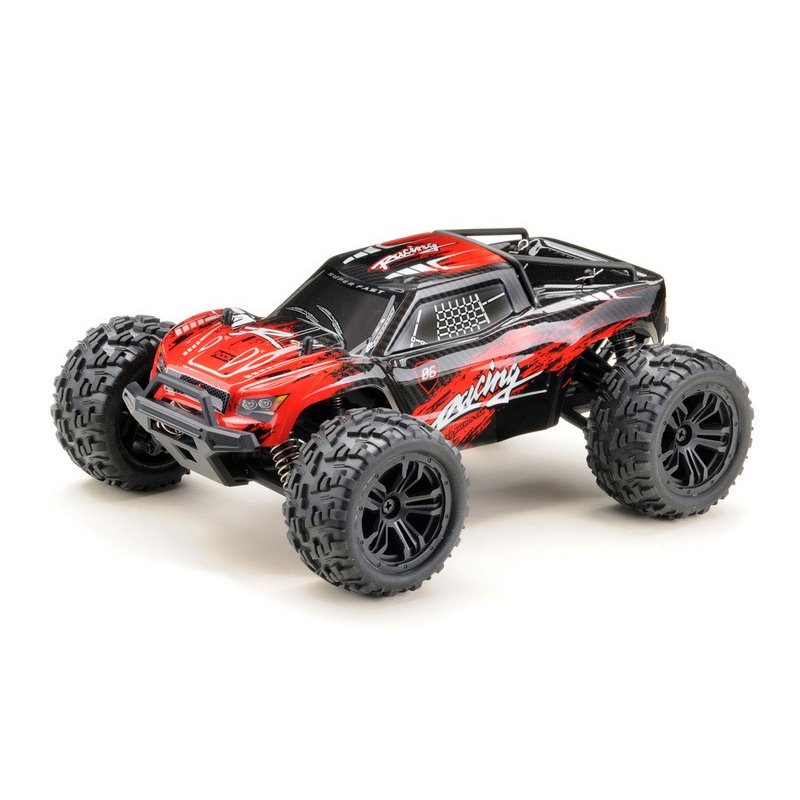Coche Radio control escala 1/144WD High-Speed Truck RACING black/red RTR