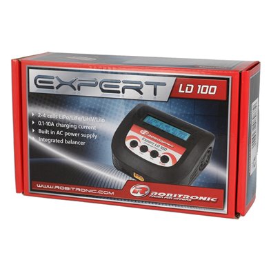 Cargador Robitronic Expert 100 LiPo 2-4s 10A 100