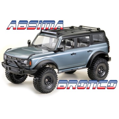 Crawler Absima CR1.8 "BronX" Escala 1/8 Gris RTR