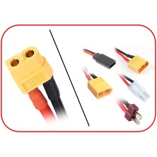 Cable de carga XT60 - XT90/XT60/T-plug/Tamiya/FUT/JR