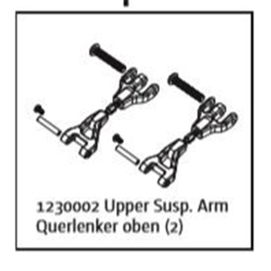 Upper Suspension Arm Unit (2) Buggy/Truggy