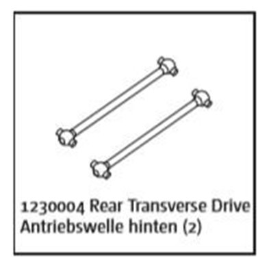 Rear Drive Shafts (2) Buggy/Truggy