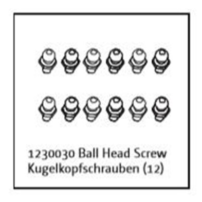 Ball Head Screw (12) Buggy/Truggy