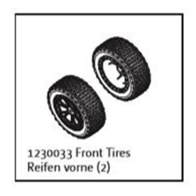 Front Tire Set (2) Buggy