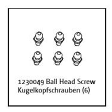 Ball Head Screw (6) Buggy/Truggy