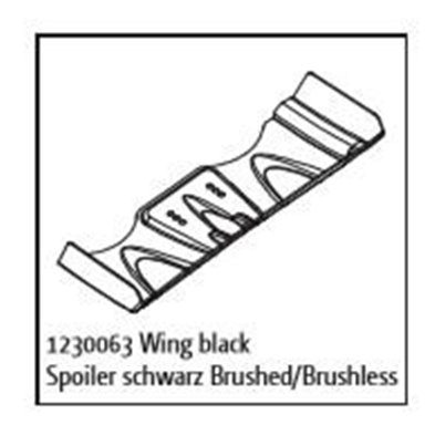 Buggy Wing black Brushed/Brushless