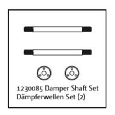 Damper Shaft Set (2) Buggy/Truggy