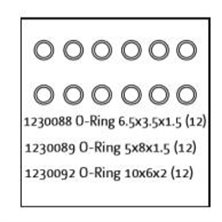 O-Ring 6.5x3.5x1.5 (12) Buggy/Truggy
